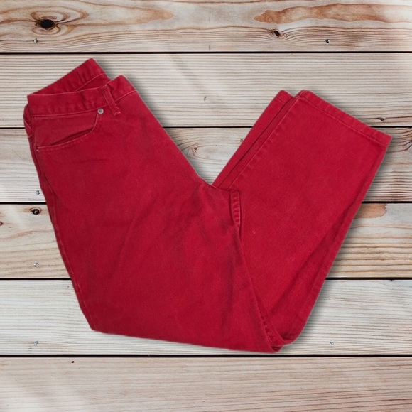 Vintage Denim - 🌵Vtg red jordache jeans 10 p petite curvy